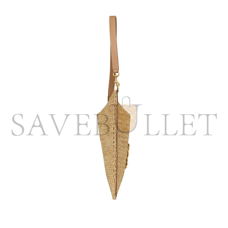 YSL RAFFIA CROCHET TOTE BAG (46*38*2.5cm)